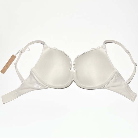 SKIMS Fits Everybody Lace T-Shirt Bra in Stone - Picture 4 of 6